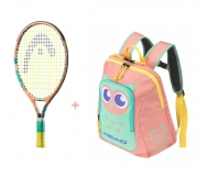 Tenisový set Head - Coco 19 2022 + Kids Backpack růžový