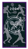 Ručník - osuška Wimbledon THE CHAMPIONSHIP 2024 zelený