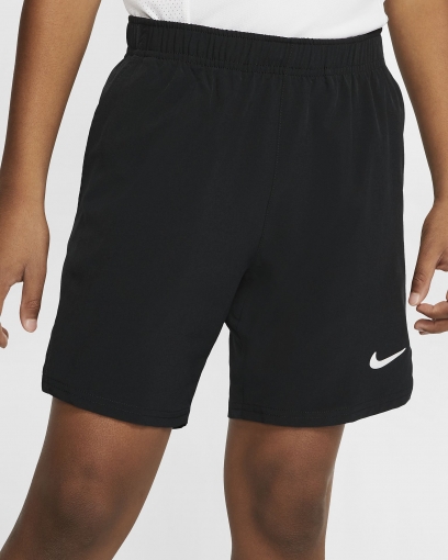 Dětské tenisové kraťasy Nike Court Court Flex Ace Short CI9409-010 černé Dětské tenisové kraťasy Nike Court Court Flex Ace Short CI9409-010 černé