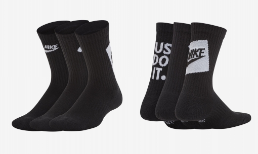 Dětské tenisove ponožky Nike Everyday Cushioned DriFit SK0065-010 černé