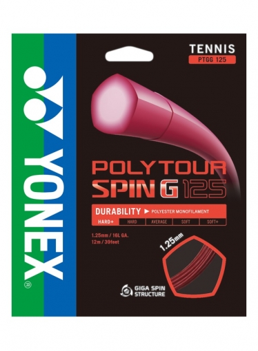 Tenisový výplet Yonex POLYTOUR Spin G 125 12m