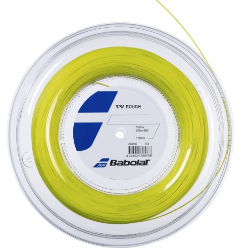 Tenisový výplet Babolat RPM ROUGH 1,30 mm 200 m žlutý Tenisový výplet Babolat RPM ROUGH 1,30 mm 200 m žlutý