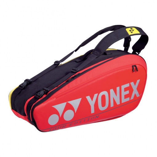 Tenisový bag Yonex Pro 6 92026 červený 2021 Tenisový bag Yonex Pro 6 92026 červený 2021