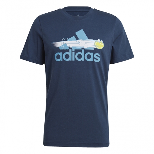 Pánské tričko Adidas Logo Tee T-Shirt GN8059 tmavě modré Pánské tričko Adidas Logo Tee T-Shirt GN8059 tmavě modré