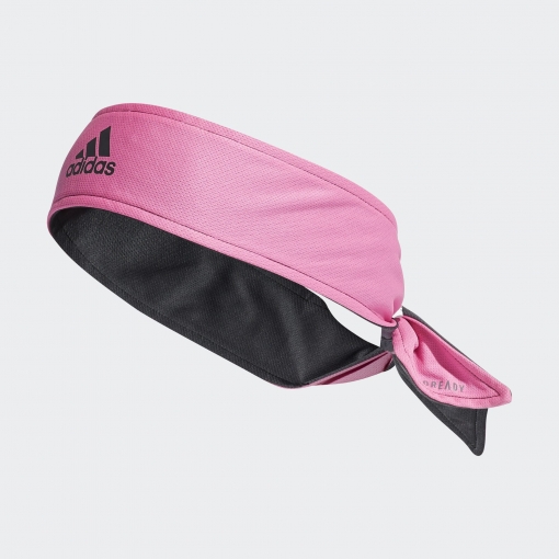 Čelenka Adidas Tennis Headband TB A.R. GM6566 růžovo-šedá Čelenka Adidas Tennis Headband TB A.R. GM6566 růžovo-šedá
