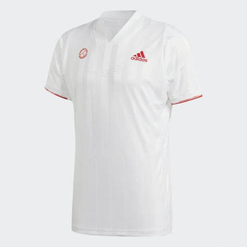 Pánské tričko Adidas Freelift Engineered Tennis T-Shirt FR4317 bílé Pánské tričko Adidas Freelift Engineered Tennis T-Shirt FR4317 bílé