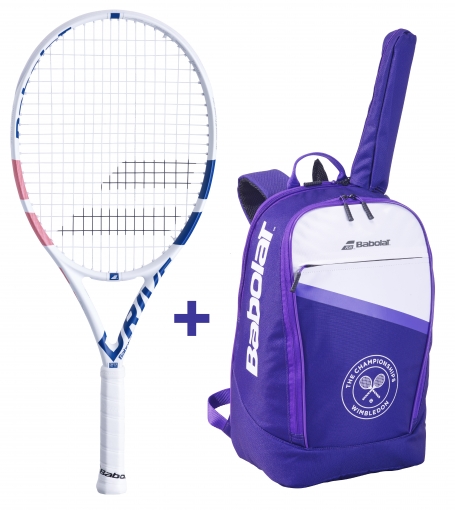 Juniorská raketa Babolat Pure Drive Junior 25 pink + batoh Babolat CLASSIC Wimbledon Juniorská raketa Babolat Pure Drive Junior 25 pink + batoh Babolat CLASSIC Wimbledon