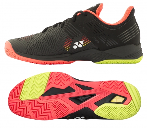 Pánská tenisová obuv Yonex POWER CUSHION SONICAGE 2 allcourt black-yellow Pánská tenisová obuv Yonex POWER CUSHION SONICAGE 2 allcourt black-yellow