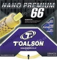 Badmintonový výplet Toalson NANO PREMIUM 66 Badmintonový výplet Toalson NANO PREMIUM 66