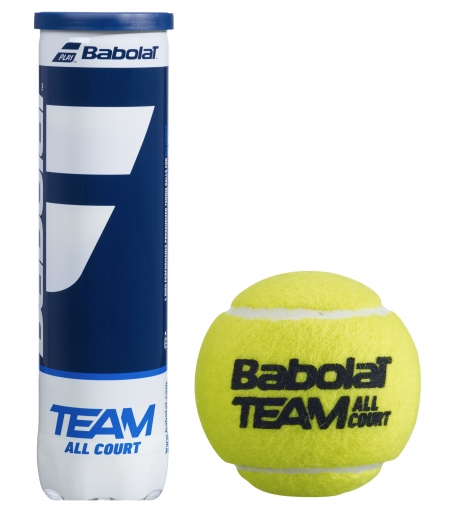 Tenisové míče BABOLAT TEAM ALL COURT 4 ks Tenisové míče BABOLAT TEAM ALL COURT 4 ks