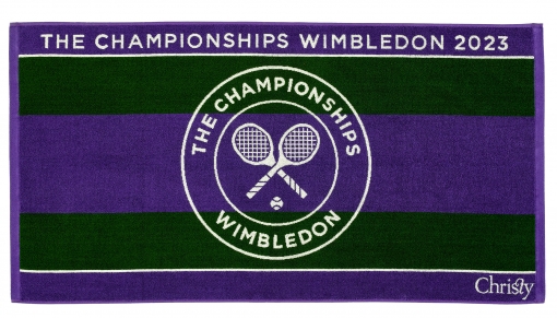 Ručník - osuška Wimbledon THE CHAMPIONSHIP fialový 2023