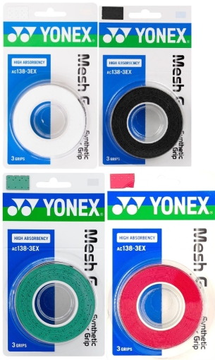 Vrchní omotávka Yonex MESH Grap 3ks Vrchní omotávka Yonex MESH Grap 3ks