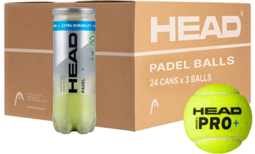 Padelový míč 3B Head Padel PRO+ karton Padelový míč 3B Head Padel PRO+ karton