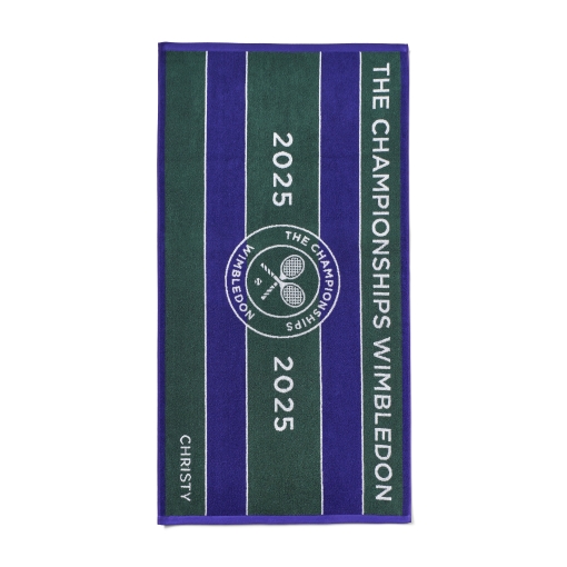 Ručník - osuška Wimbledon THE CHAMPIONSHIP 2025 green/purple Ručník - osuška Wimbledon THE CHAMPIONSHIP 2025 green/purple
