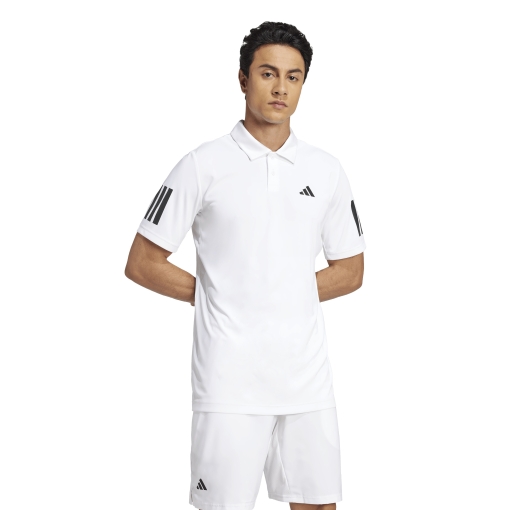 Tenisová polokošile Adidas Club Tennis 3-Stripes Polo JE0412 bílá Tenisová polokošile Adidas Club Tennis 3-Stripes Polo JE0412 bílá