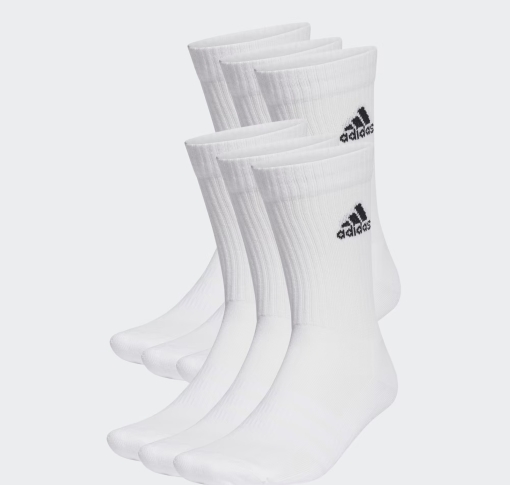 Tenisové ponožky Adidas Cushioned Sportswear Crew 6 Pack HT3453 bílé