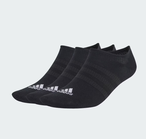 Tenisové ponožky Adidas Thin and Light No-Show 3 Pack IC1327 černé