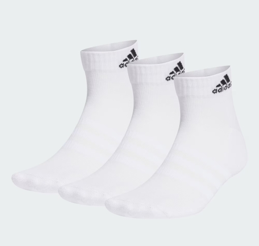 Tenisové ponožky Adidas Cushioned Sportswear Ankle 3 Pack HT3441 bílé Tenisové ponožky Adidas Cushioned Sportswear Ankle 3 Pack HT3441 bílé
