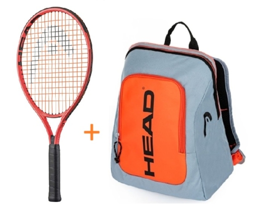 Tenisový set Head - Radical 21 + Kids Rebel Backpack 2025 Tenisový set Head - Radical 21 + Kids Rebel Backpack 2025