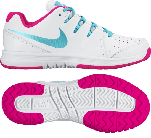 tenisová obuv Nike Vapor Court GS 2016 bílo-růžová 633308-104 tenisová obuv Nike Vapor Court GS 2016 bílo-růžová 633308-104