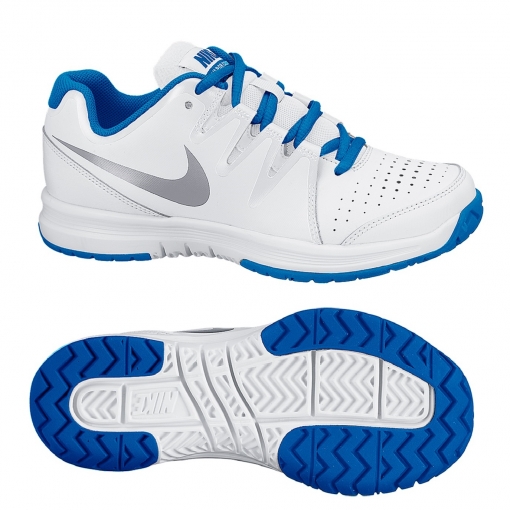 tenisová obuv Nike Vapor Court GS bílo-modrá 2015 (633307-103) tenisová obuv Nike Vapor Court GS bílo-modrá 2015 (633307-103)
