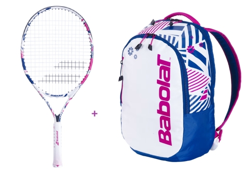 Tenisový set Babolat - B´Fly 23 + Backpack Kids pink
