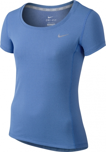 Dívčí tričko Nike Contour 803722-486 modré Dívčí tričko Nike Contour 803722-486 modré