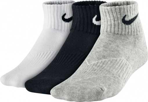 dětské ponožky NIKE Performance Cotton SX4722 šedé dětské ponožky NIKE Performance Cotton SX4722 šedé