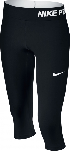 Dívčí legíny Nike Pro Cool Capri 743697-010 černé Dívčí legíny Nike Pro Cool Capri 743697-010 černé