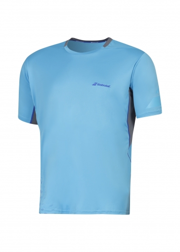 Tenisové tričko Babolat Crew Neck Perf 2MS16011-106 modré Tenisové tričko Babolat Crew Neck Perf 2MS16011-106 modré