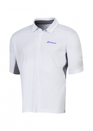 Tenisové tričko Babolat Polo Perf 2MS16021-101 bílé Tenisové tričko Babolat Polo Perf 2MS16021-101 bílé