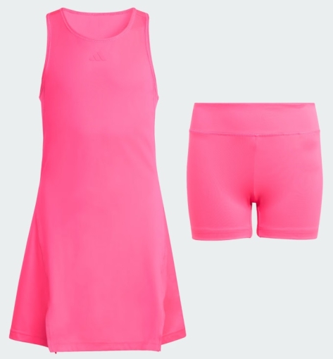 Dívčí tenisové šaty Adidas Club Tennis Climacool Dress KF0978 růžové