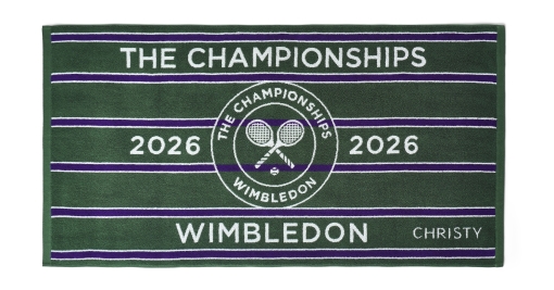 Ručník - osuška Wimbledon THE CHAMPIONSHIP 2026 green/purple