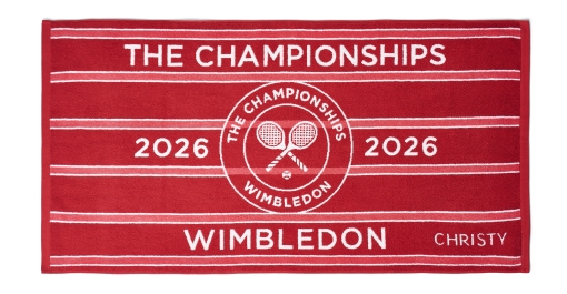 Ručník - osuška Wimbledon THE CHAMPIONSHIP 2026 strawberry/pink