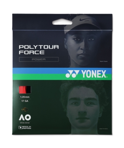 Tenisový výplet Yonex POLYTOUR FORCE 12m černý