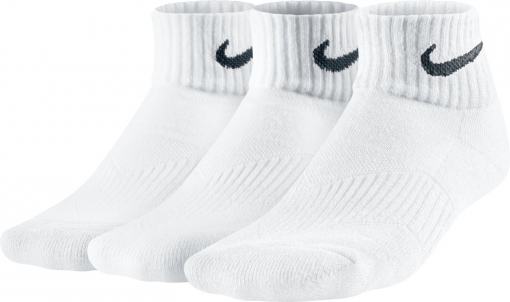 dětské tenisové ponožky NIKE Performance Cotton SX4722-101 bílá dětské tenisové ponožky NIKE Performance Cotton SX4722-101 bílá