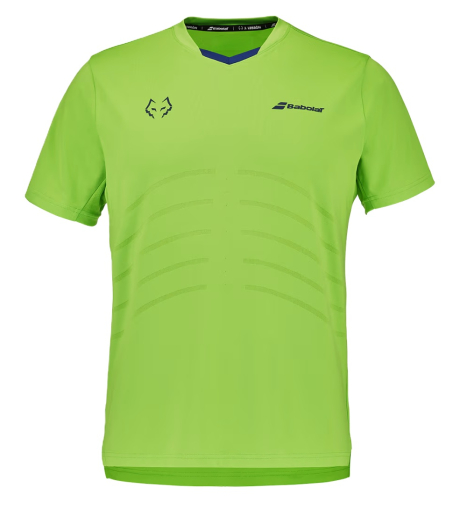 Pánské padelové tričko Babolat Crew Neck Tee Replica JL 6MF26012-8013 - Green Flash