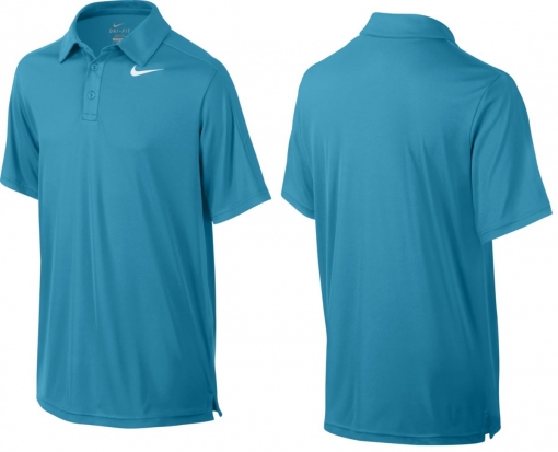 dětská tenisová polokošile NIKE Team Court 642071-407 modrá dětská tenisová polokošile NIKE Team Court 642071-407 modrá