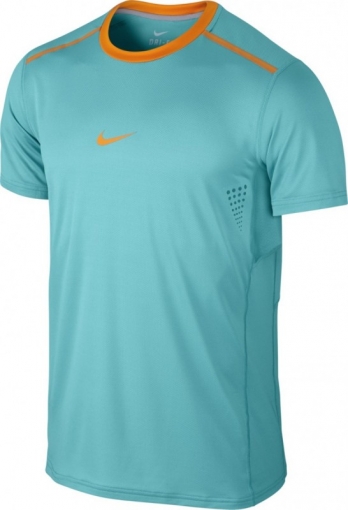 Tenisové tričko NIKE Premier Rafa tyrkysové 621055-388 Tenisové tričko NIKE Premier Rafa tyrkysové 621055-388