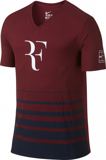 Tenisové pánské tričko Nike Court Premier RF 777865-677 vínové Tenisové pánské tričko Nike Court Premier RF 777865-677 vínové