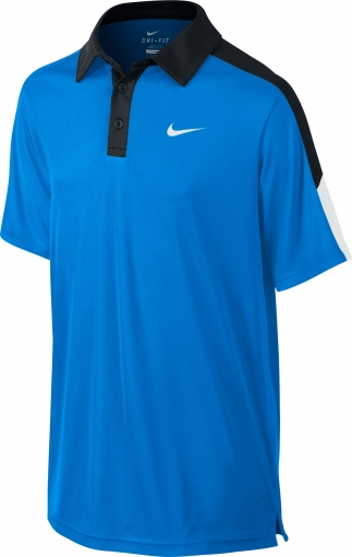 Dětská tenisová polokošile NIKE Team Court 642071-409 modrá Dětská tenisová polokošile NIKE Team Court 642071-409 modrá