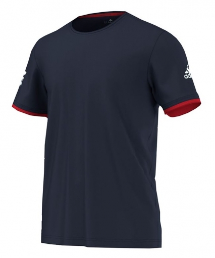 Tenisové tričko Adidas Club Practice Tee AX8146 modré Tenisové tričko Adidas Club Practice Tee AX8146 modré