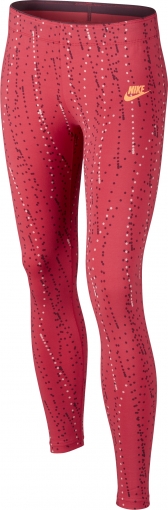 Dívčí legíny Nike Pro Printed 806391-850 červené Dívčí legíny Nike Pro Printed 806391-850 červené