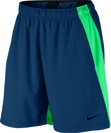 Tenisové kraťasy Nike Flex Short Woven 7´´ 833271-429 modro-zelené Tenisové kraťasy Nike Flex Short Woven 7´´ 833271-429 modro-zelené