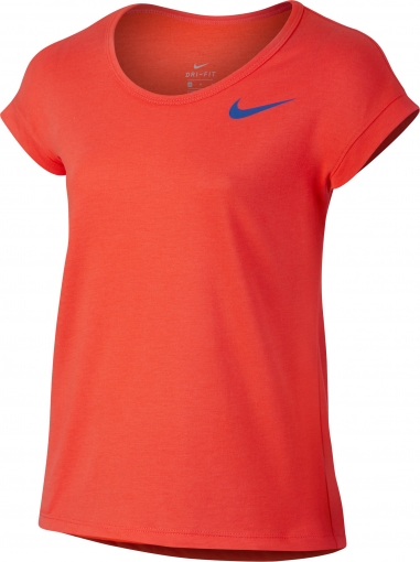Dívčí tričko Nike Dry 830545-852 červené Dívčí tričko Nike Dry 830545-852 červené