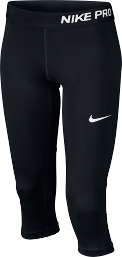 Dívčí legíny Nike Pro Cool Capri 819608-010 černé Dívčí legíny Nike Pro Cool Capri 819608-010 černé