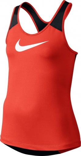 Dívčí tričko / top Nike Pro Cool Tank 727974-852 červeno-černý Dívčí tričko / top Nike Pro Cool Tank 727974-852 červeno-černý