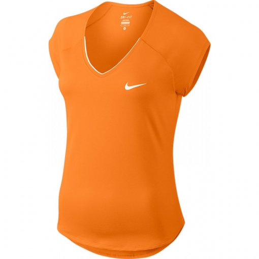 Dívčí tričko Nike Tennis Pure Top 832334-867 oranžové Dívčí tričko Nike Tennis Pure Top 832334-867 oranžové