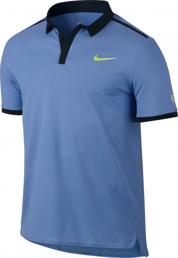 Dětské tenisové tričko Nike Advantage RF 904213-487 modré Dětské tenisové tričko Nike Advantage RF 904213-487 modré