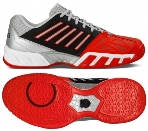 Tenisová obuv K-Swiss BIGSHOT LIGHT 3 05366-609 červená/černá Tenisová obuv K-Swiss BIGSHOT LIGHT 3 05366-609 červená/černá